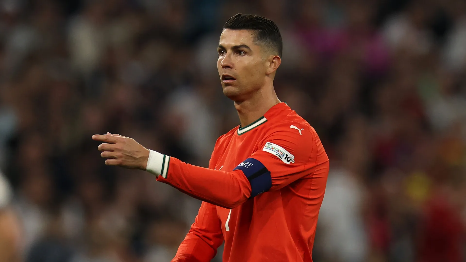 Cristiano Ronaldo, estrella de Portugal.