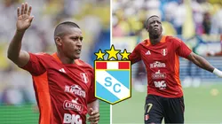 Pedro Aquino y Luis Advíncula.