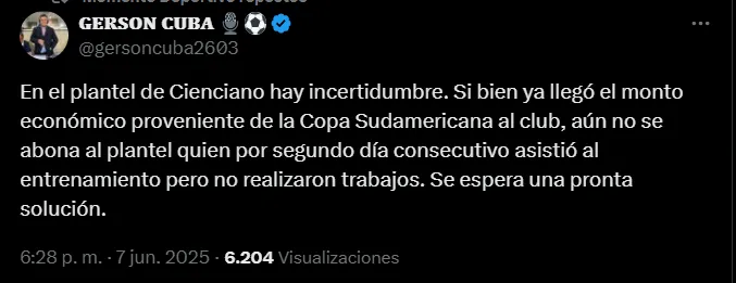 Fuente: @gersoncuba2603