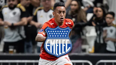 Emelec lo presentó a Christian Cueva pero no jugó aún.