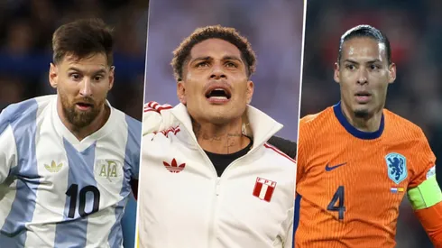 Paolo Guerrero y Lionel Messi, protagonistas de las Eliminatorias Conmebol, y Virgil Van Dijk de Eliminatorias UEFA.