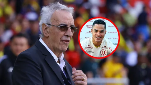 Jorge Fossati y Anderson Santamaría.