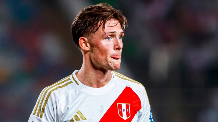 Oliver Sonne y la Selección Peruana.