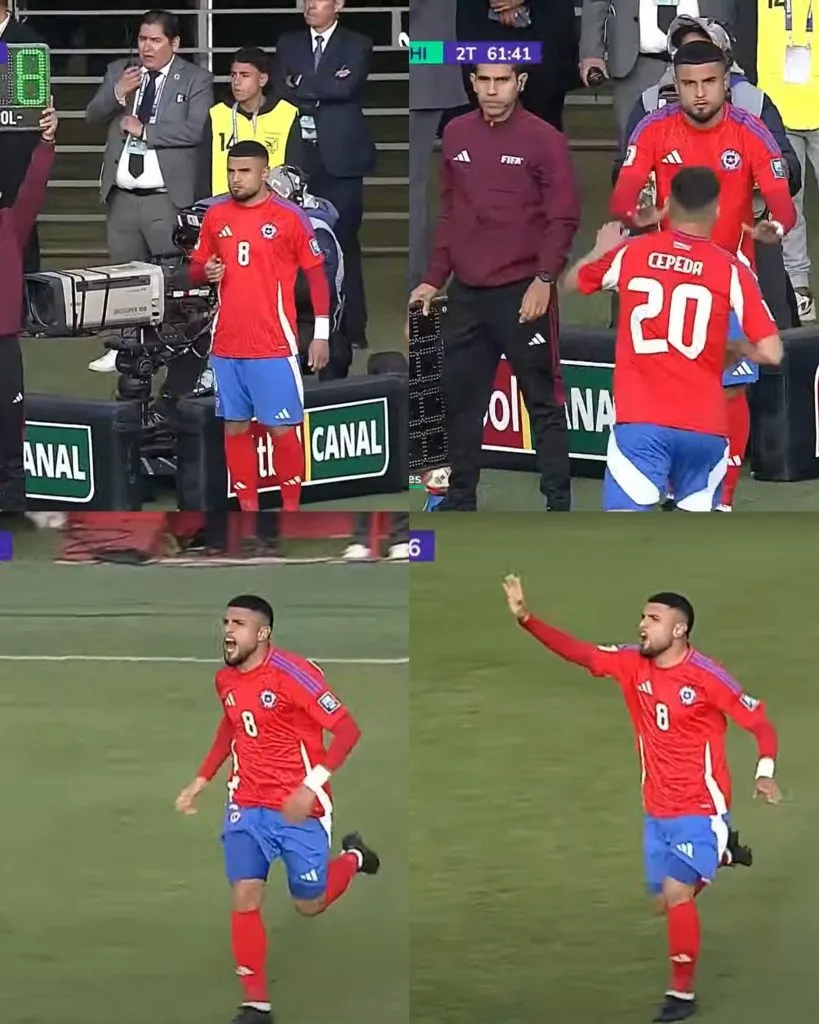 Rodrigo Ureña debutando en Chile. (Foto: Captura MOVISTAR).