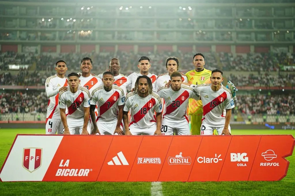 Selección Peruana en el último partido contra Ecuador. (Foto: X).