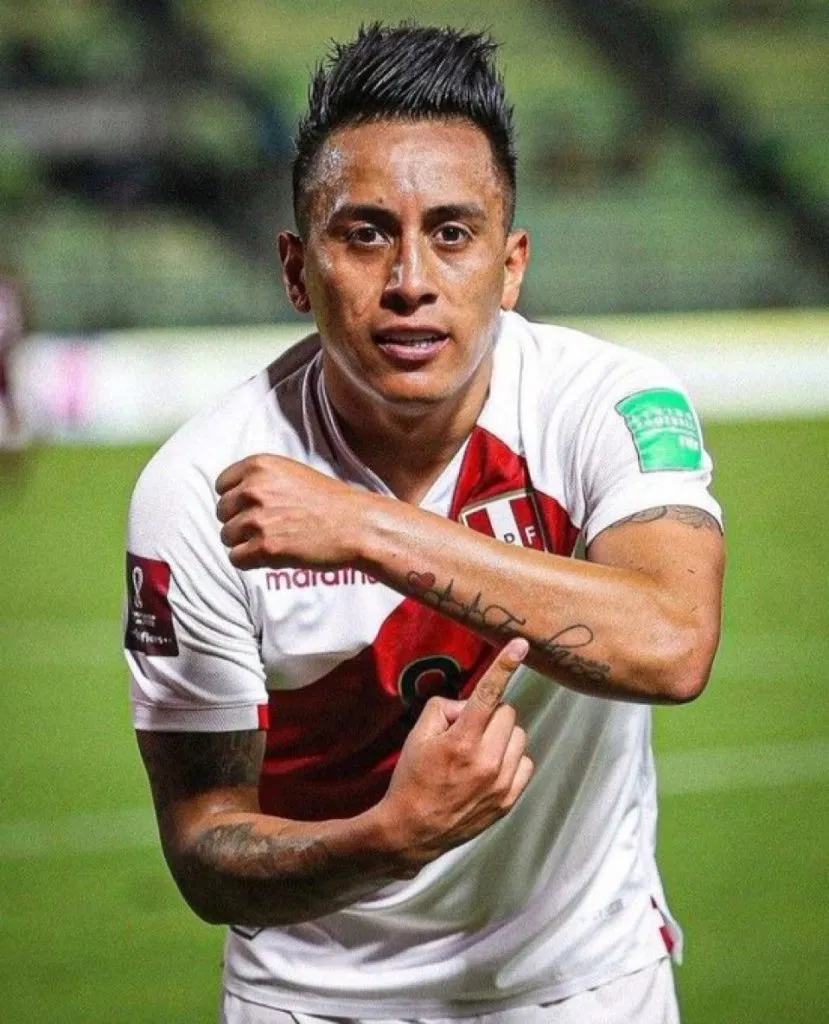 Christian Cueva en la Selección Peruana. (Foto: X).