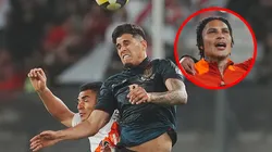 Piero Hincapié fue sometido por Paolo Guerrero.