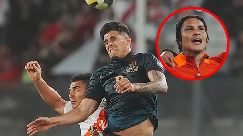 Piero Hincapié fue sometido por Paolo Guerrero.