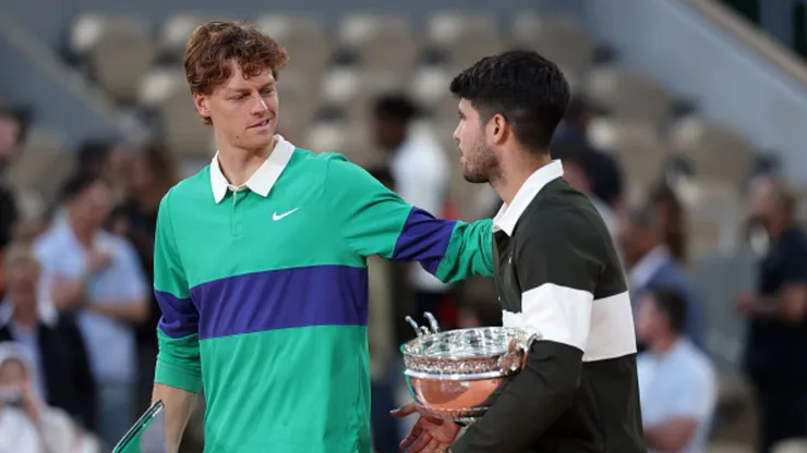 Jannik Sinner y Carlos Alcaraz.