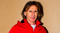 Ricardo Gareca cuando era técnico de Perú.