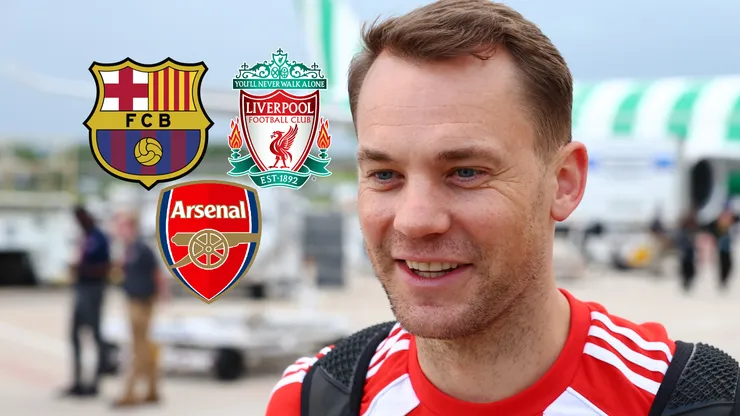 Manuel Neuer, arquero de Bayern Múnich, contra Barcelona, Liverpool y Arsenal.