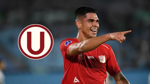 Luis Ramos celebrando con camiseta del América de Cali.