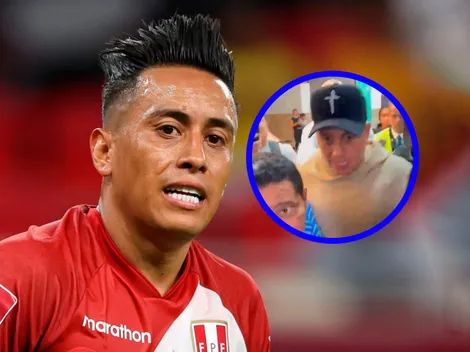 Cueva causó alboroto en Ecuador: empujones, sonrisas y la camiseta de Emelec