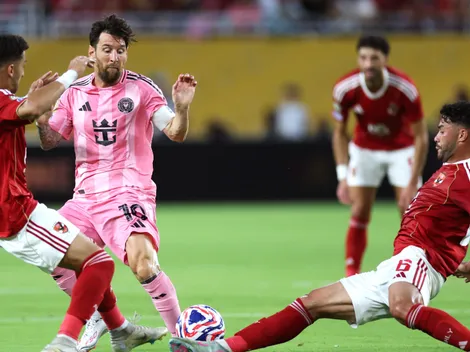 Pese a que Messi tuvo dos chances, Inter Miami empató ante Al Ahly