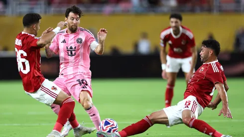 Lionel Messi, en el partido entre Inter Miami y Al Ahly.