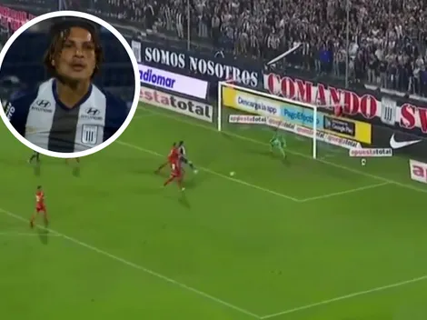 VIDEO: el insólito gol que erró Paolo Guerrero abajo del arco en Alianza Lima vs. Sport Huancayo