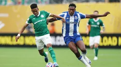 Estêvão Willian y Samu Aghehowa, figuras de Palmeiras y Porto.