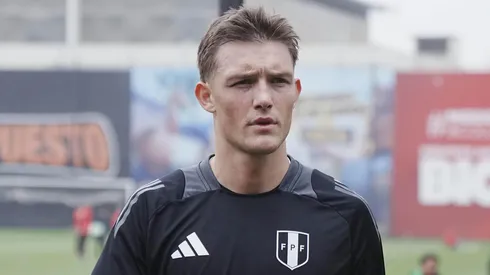 Oliver Sonne en la Selección Peruana.