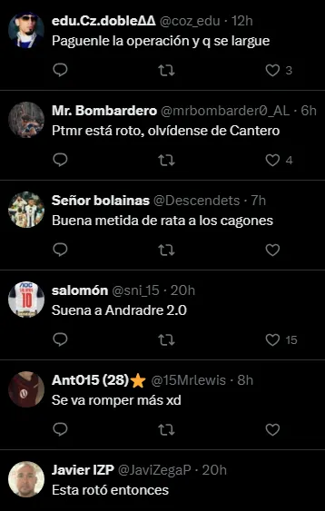 Así reaccionaron los hinchas (Foto: X).