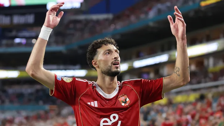 Wessam Abou Ali, el goleador de Al Ahly, busca su gol en la fecha 2 del Mundial de Clubes.