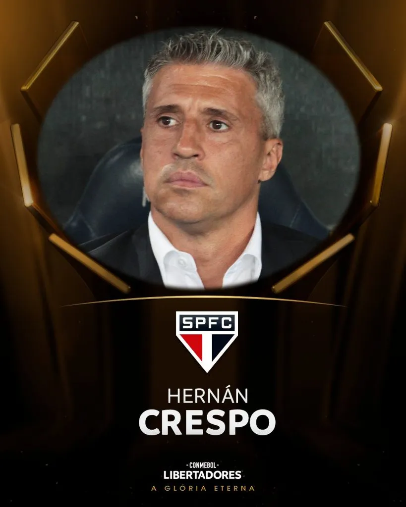 Hernán Crespo digirá la Copa Libertadores. (Foto: X).