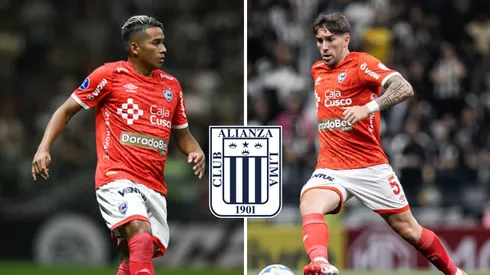 Josué Estrada y Santiago Arias, jugadores de Cienciano.