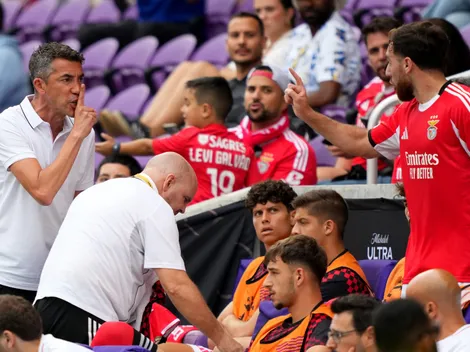 Escándalo en Benfica: Bruno Lage y Kökçü discuten en pleno partido del Mundial de Clubes