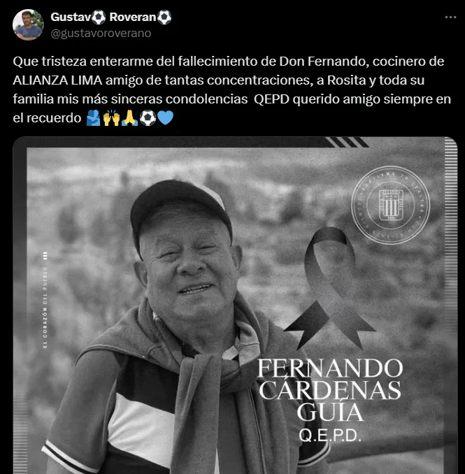 Fuente: @gustavoroverano