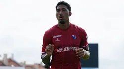 Jesús Castillo con camiseta del Gil Vicente de Portugal.
