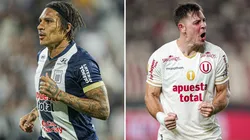 Paolo Guerrero y Diego Churín.