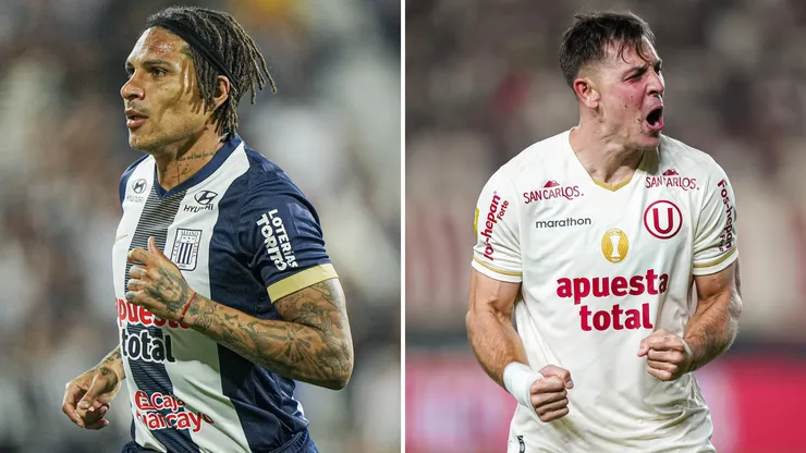 Paolo Guerrero y Diego Churín.