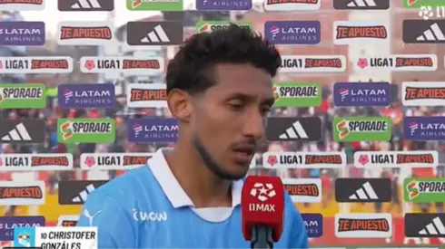 Christofer Gonzáles, volante de Sporting Cristal.