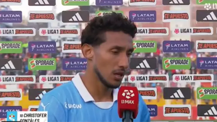 Christofer Gonzáles, volante de Sporting Cristal.