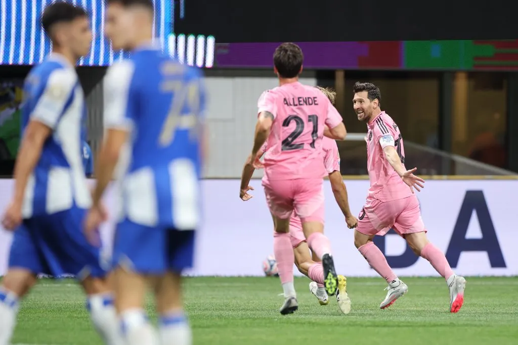 Messi celebrando (Foto: Getty).