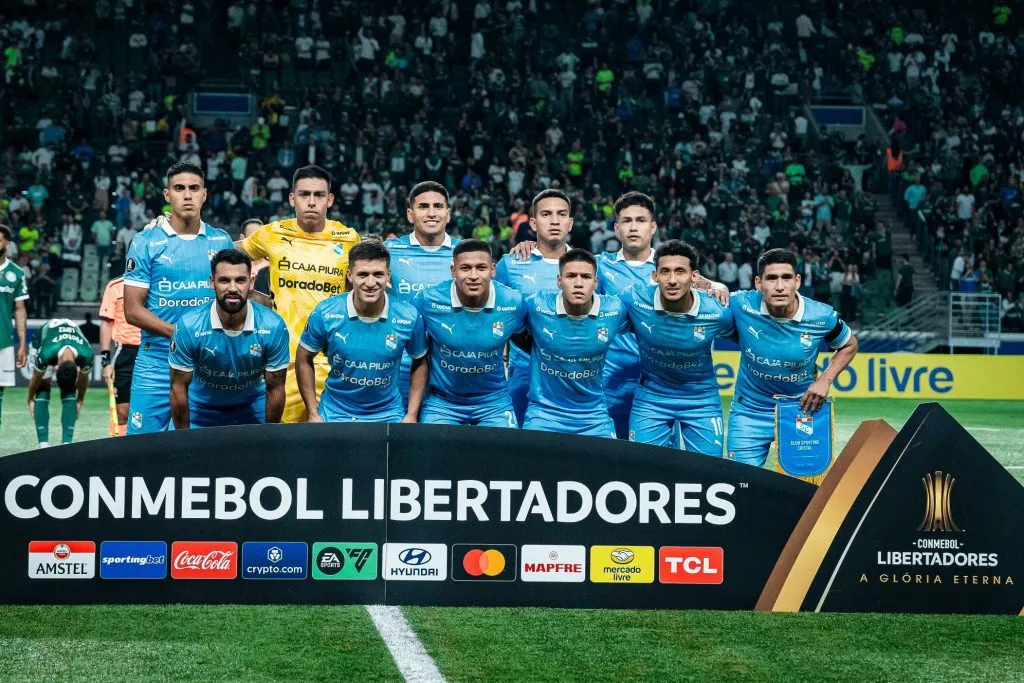 Catriel Cabellos jugó contra Palmeiras.