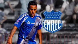 Christian Cueva jugando en Emelec.