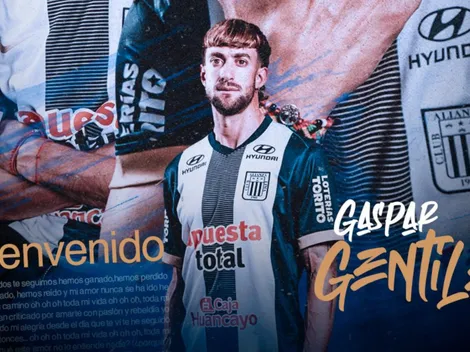 Alianza Lima presentó de forma oficial a Gaspar Gentile