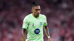 Raphinha con camiseta del FC Barcelona.