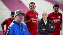 Universitario, Carlos Desio y Jorge Fossati.