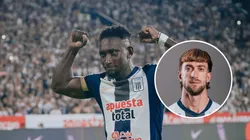 Eryc Castillo y Gaspar Gentile de Alianza Lima.