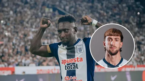 Eryc Castillo y Gaspar Gentile de Alianza Lima.