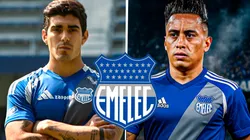 Alfonso Barco y Christian Cueva en Emelec.