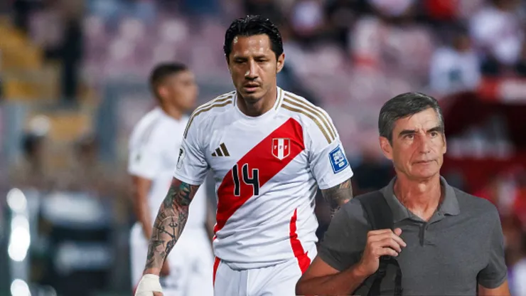 Gianluca Lapadula y Óscar Ibáñez de Perú.