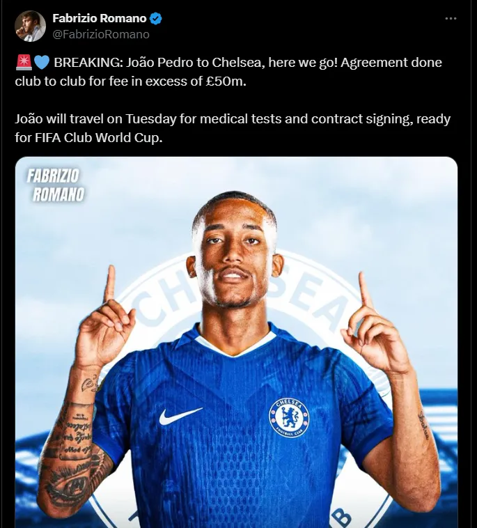 Fuente: @FabrizioRomano