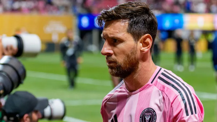 Lionel Messi con camiseta del Inter Miami.