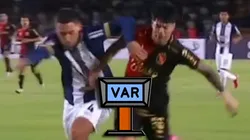 VAR definió el posible penal a Kenji Cabrera en el Melgar vs. Alianza Lima.