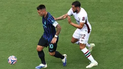 Juan Pablo Freytes contra Lautaro Martínez.