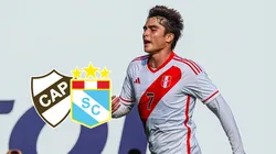 Juan Pablo Goicochea, delantero peruano del Platense.