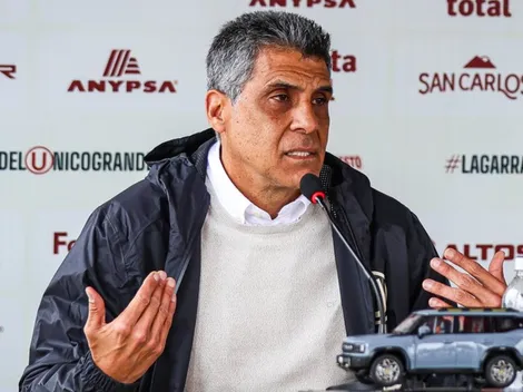 Recién llega Álvaro Barco y el partido que busca postergar: "Confiamos que tendremos el apoyo de la FPF"