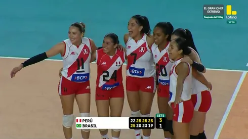 Perú 3-1 Brasil por la Copa América de Vóley 2025